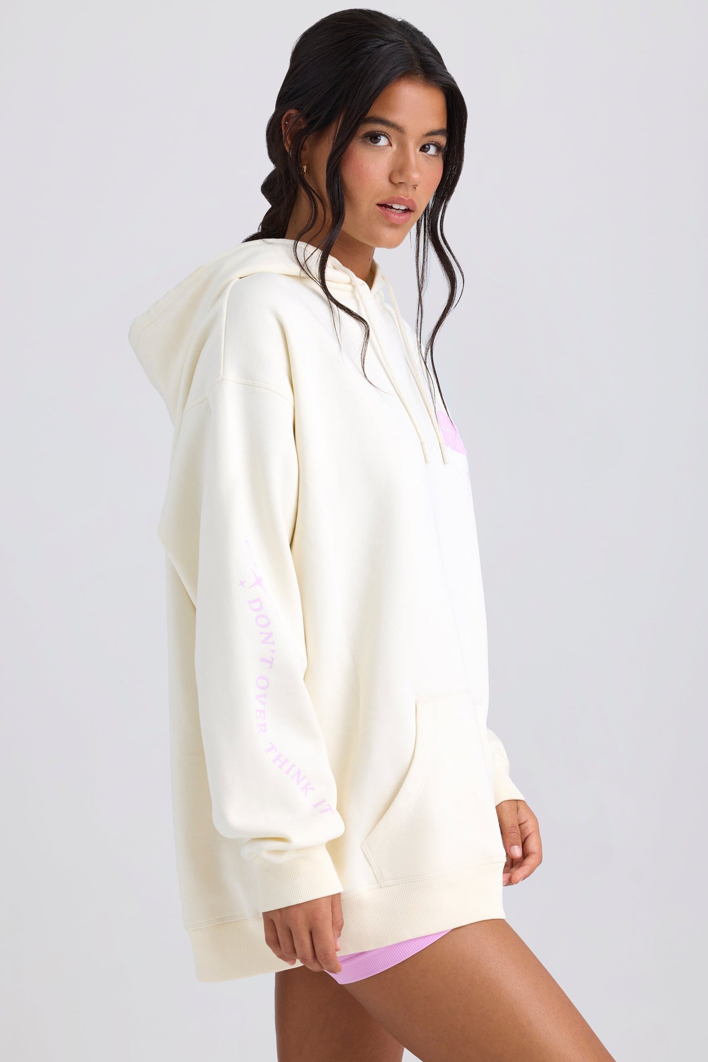 Oversized Hoodie in Egg Shell