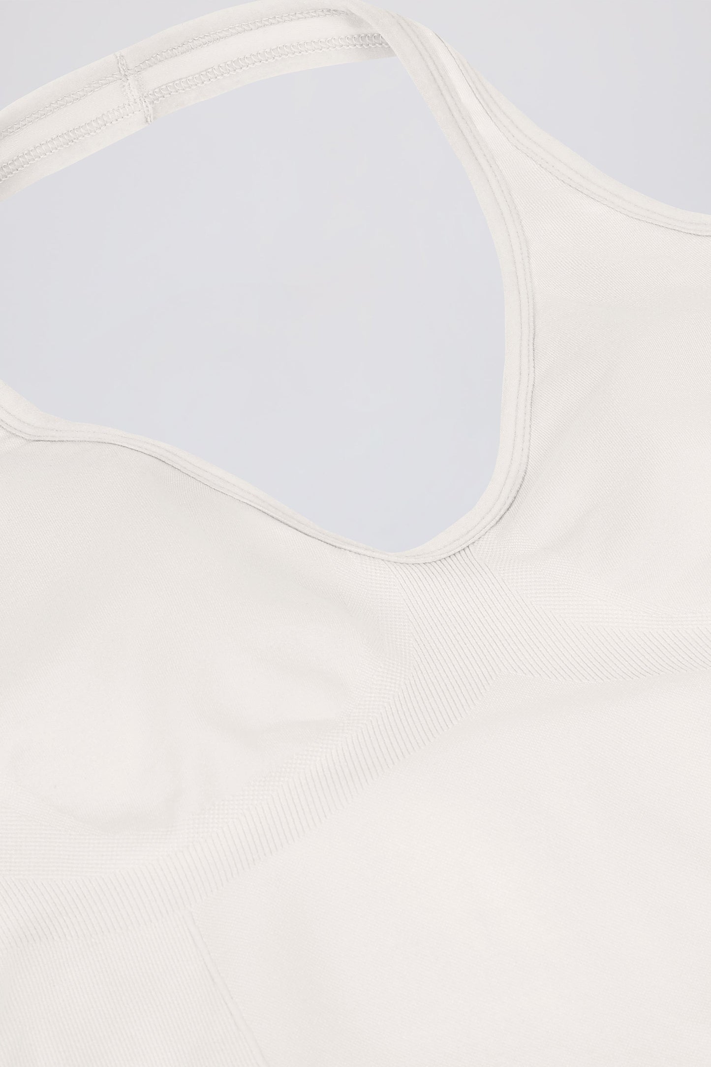 Define Luxe Halterneck Tank Top in White