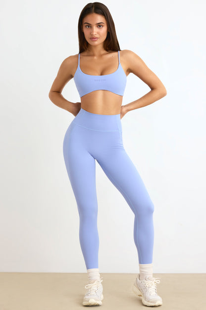 Soft Active Petite High Waist Leggings in Lavender Blue
