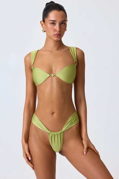Cheeky Bikini Bottoms in Pear Green