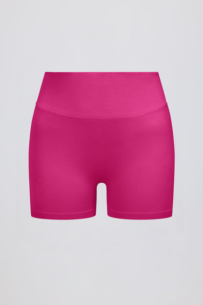 Define Luxe Mini Shorts in Berry