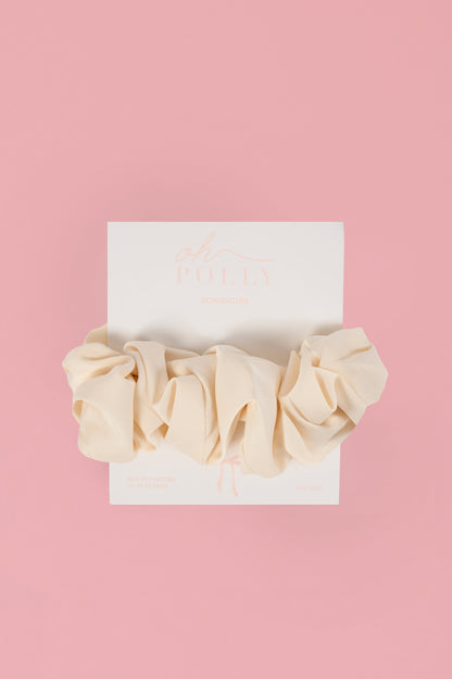 Oversized Scrunchie in Ivory