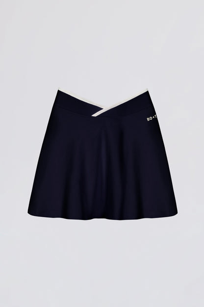Soft Active Crossover Mini Skort in Classic Navy