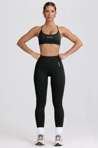 Super Sculpt Seamless Backless Sports Bra in Ash
